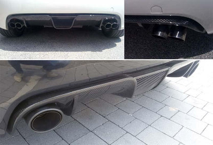 Abarth 500 Double Exhaust Diffuser - Carbon Fibre - Abarth Tuning
