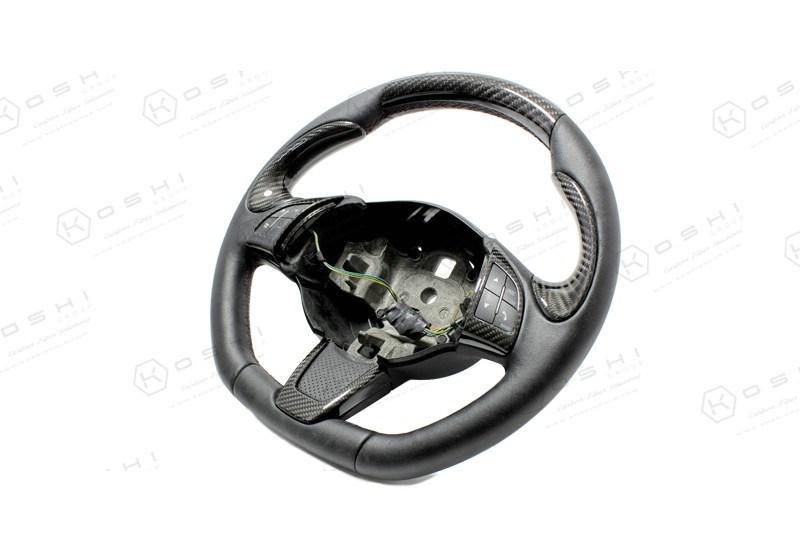 Abarth 500 Steering Wheel Cover Kit - Carbon Fibre - Abarth Tuning