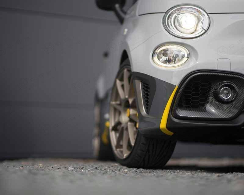 Abarth 595 Fog Lights Cover - Carbon Fibre - Abarth Tuning