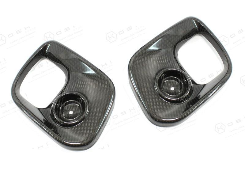 Abarth 595 Fog Lights Cover - Carbon Fibre - Abarth Tuning