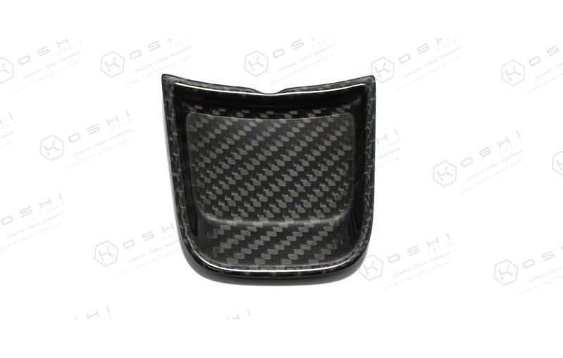 Abarth 595 2016> Frontal Decor Cover Steering Wheel - Carbon Fibre - Abarth Tuning