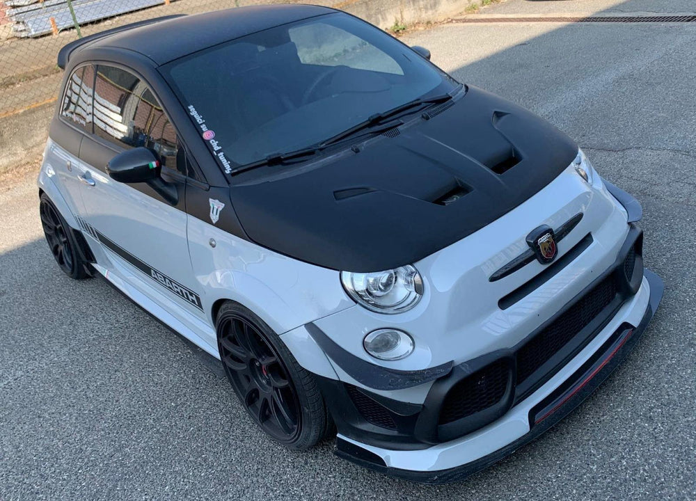 CHD Tuning "Cattivo" Angry Vented Bonnet/Hood for Abarth 500 / 595 / 695 - Abarth Tuning