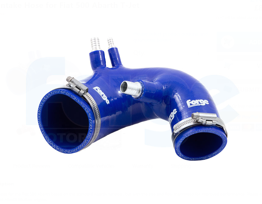 Forge Motorsport Silicone Intake Hose for Abarth 500 / 595 / 695 - IHI Turbo - Abarth Tuning