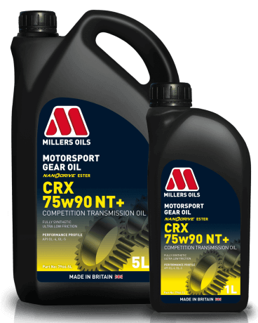 Millers Motorsport CRX 75w90 NT+ Fully Synthetic Transmission Oil - Abarth Tuning