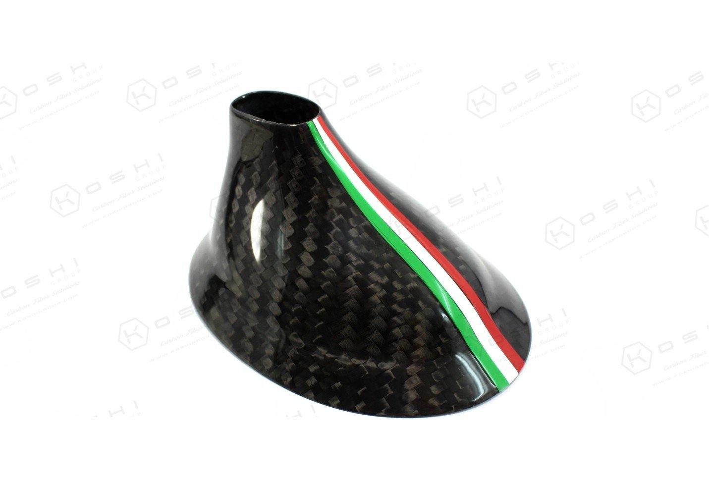 Abarth 500 New Version Antenna Cover - Carbon Fibre - Abarth Tuning