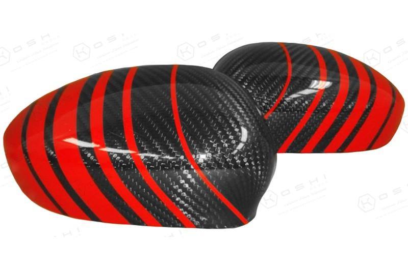 Abarth 500/595 Mirror Caps - Carbon Fibre - Abarth Tuning