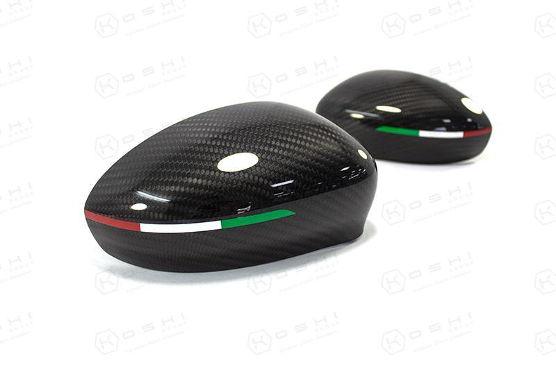 Abarth 500/595 Mirror Caps - Carbon Fibre - Abarth Tuning