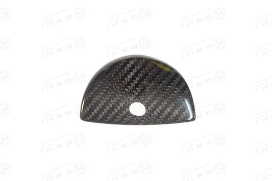 Abarth Fiat 500/595 Glove Box Door Handle Cover - Carbon Fibre - Carbon Fibre - Abarth Tuning