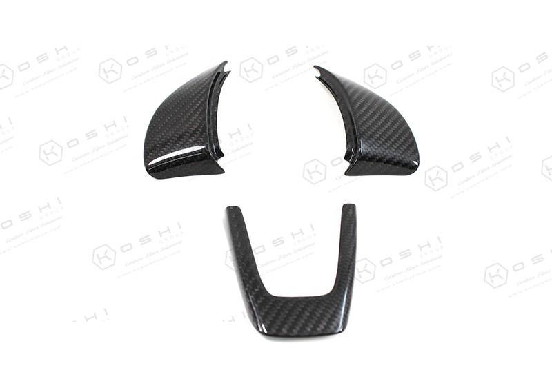Abarth 500 Steering Wheel Cover Kit - Carbon Fibre - Abarth Tuning