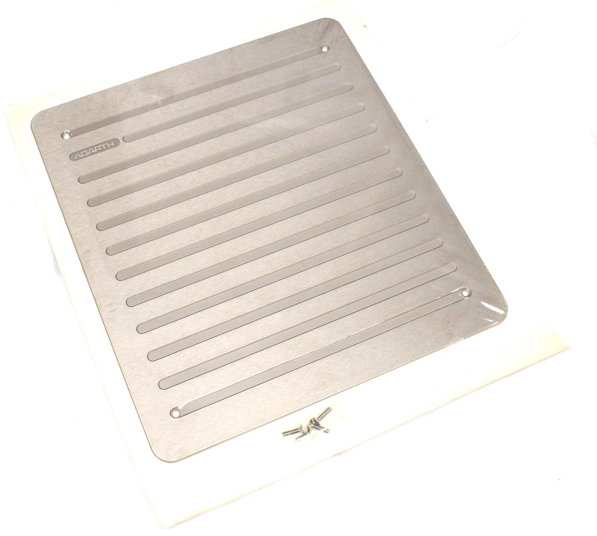Genuine Abarth Aluminium Front Foot Plate - 500 Abarth Biposto - Abarth Tuning