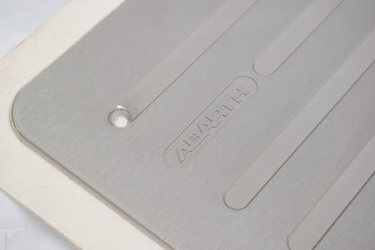 Genuine Abarth Aluminium Front Foot Plate - 500 Abarth Biposto - Abarth Tuning