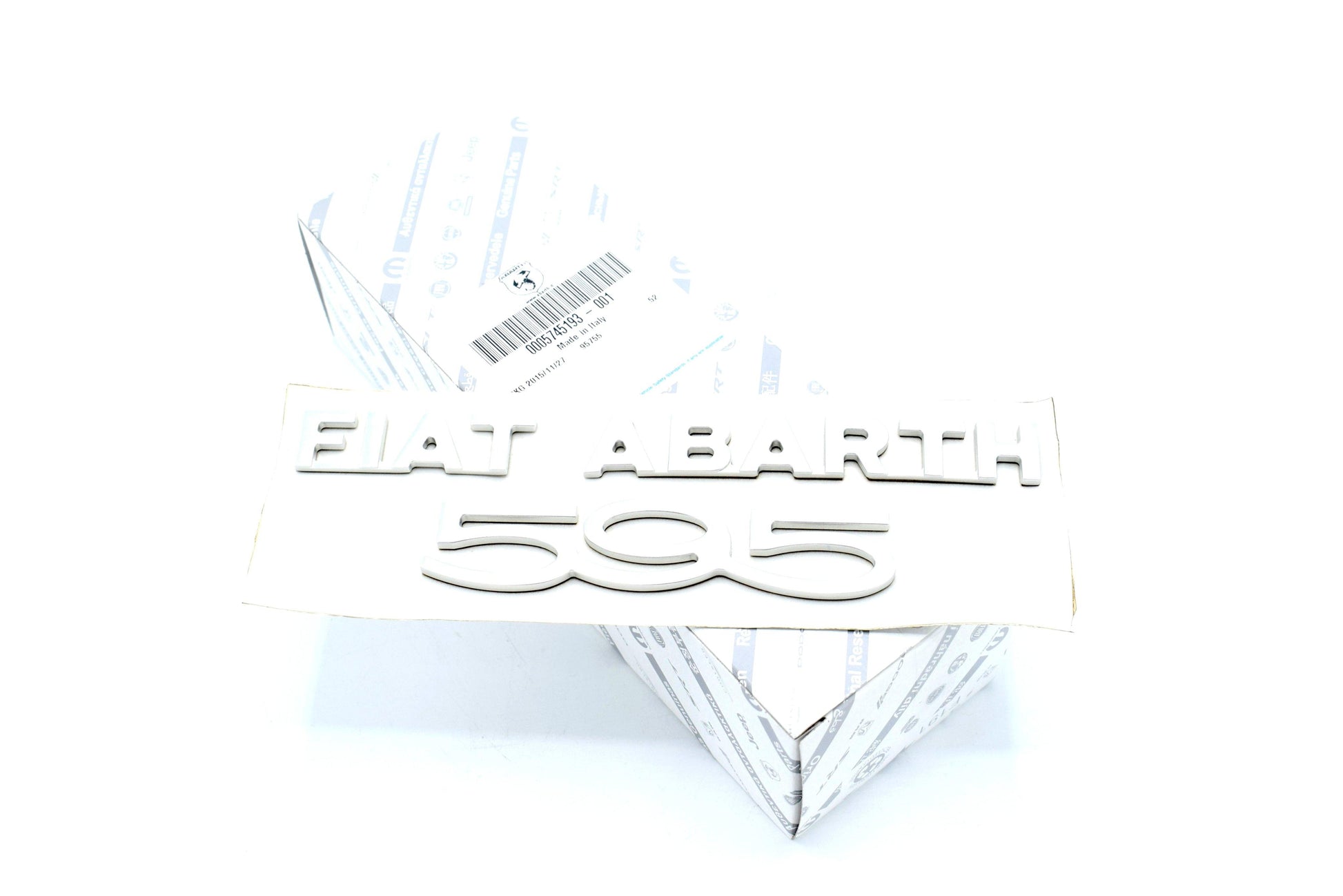 Genuine Abarth Badge "Fiat Abarth 595" - 500 Abarth - Abarth Tuning