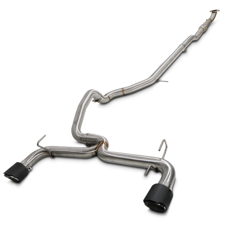Abarth 500/595/695 - Cat Back Exhaust System With Carbon Tips - Direnza