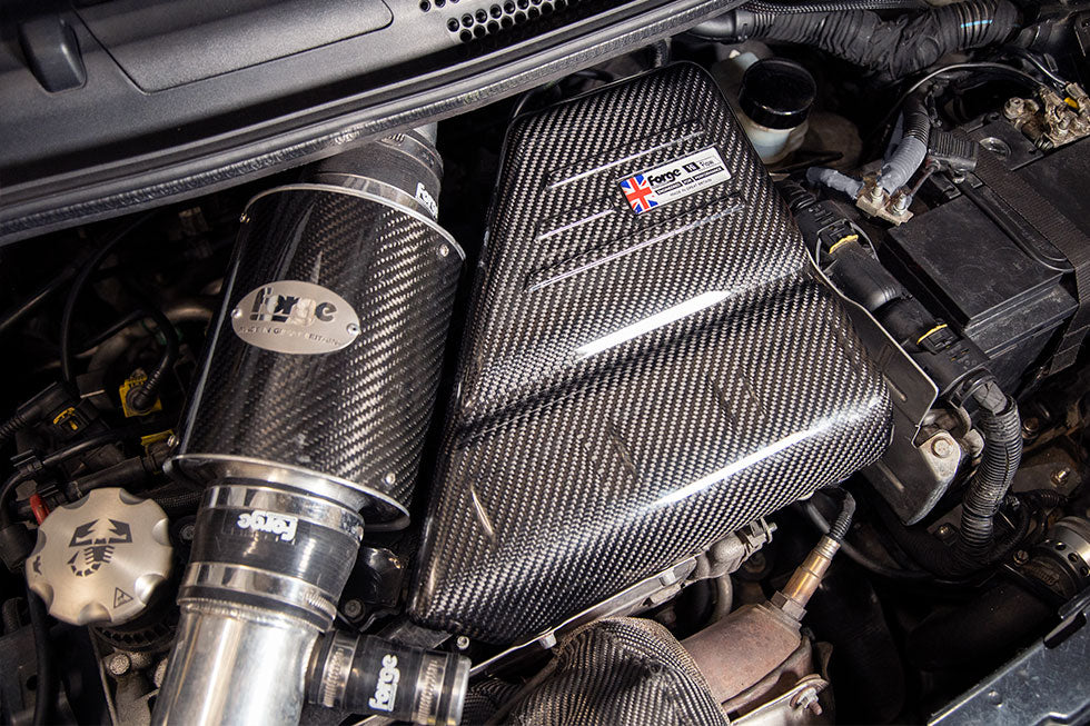 Forge Motorsport Carbon Fibre Engine Cover for Abarth 500 / 595 / 695 - Abarth Tuning