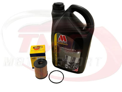 Abarth 500/595/695 Millers Oils NanoDrive CFS 10W50 NT+ Fully Synthetic Engine Oil Pack w/ Oil Filter