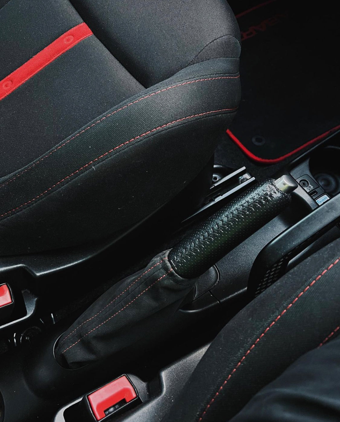 Abarth 500 / 595 / 695 TMC Motorsport Alcantara Handbrake Gaiter - Abarth Tuning