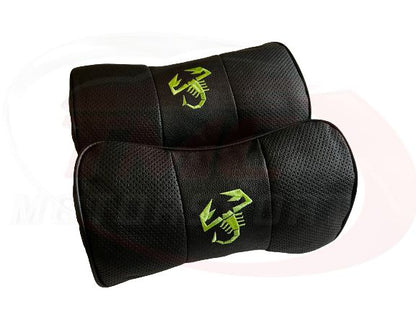 Abarth Premium Neck/Headrest Pillow - Pair