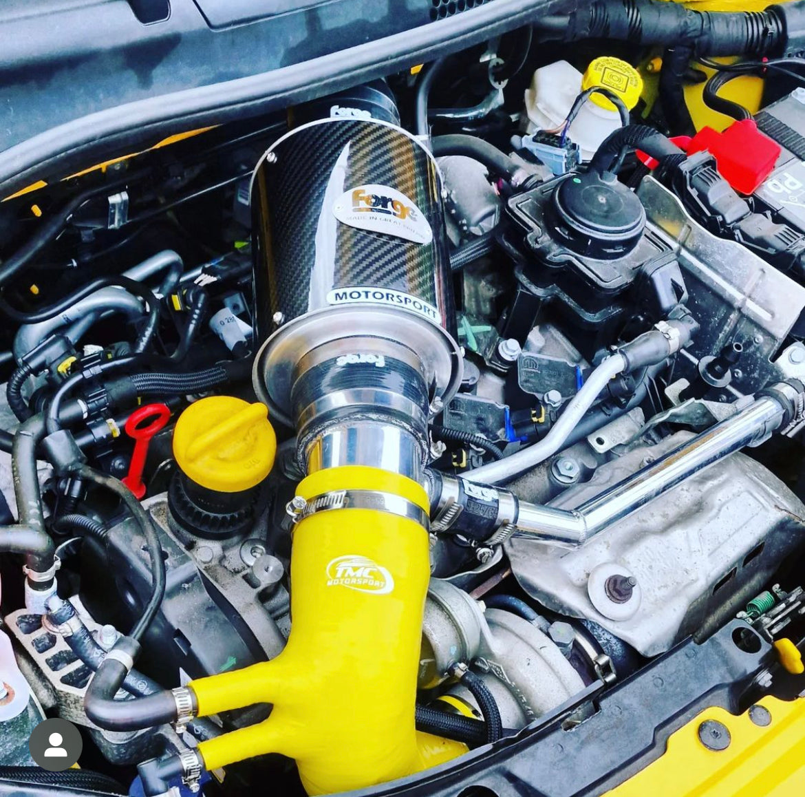 TMC Silicone Intake Hose for Abarth 500 / 595 / 695 T-Jet - IHI/TD04 Turbo - Abarth Tuning