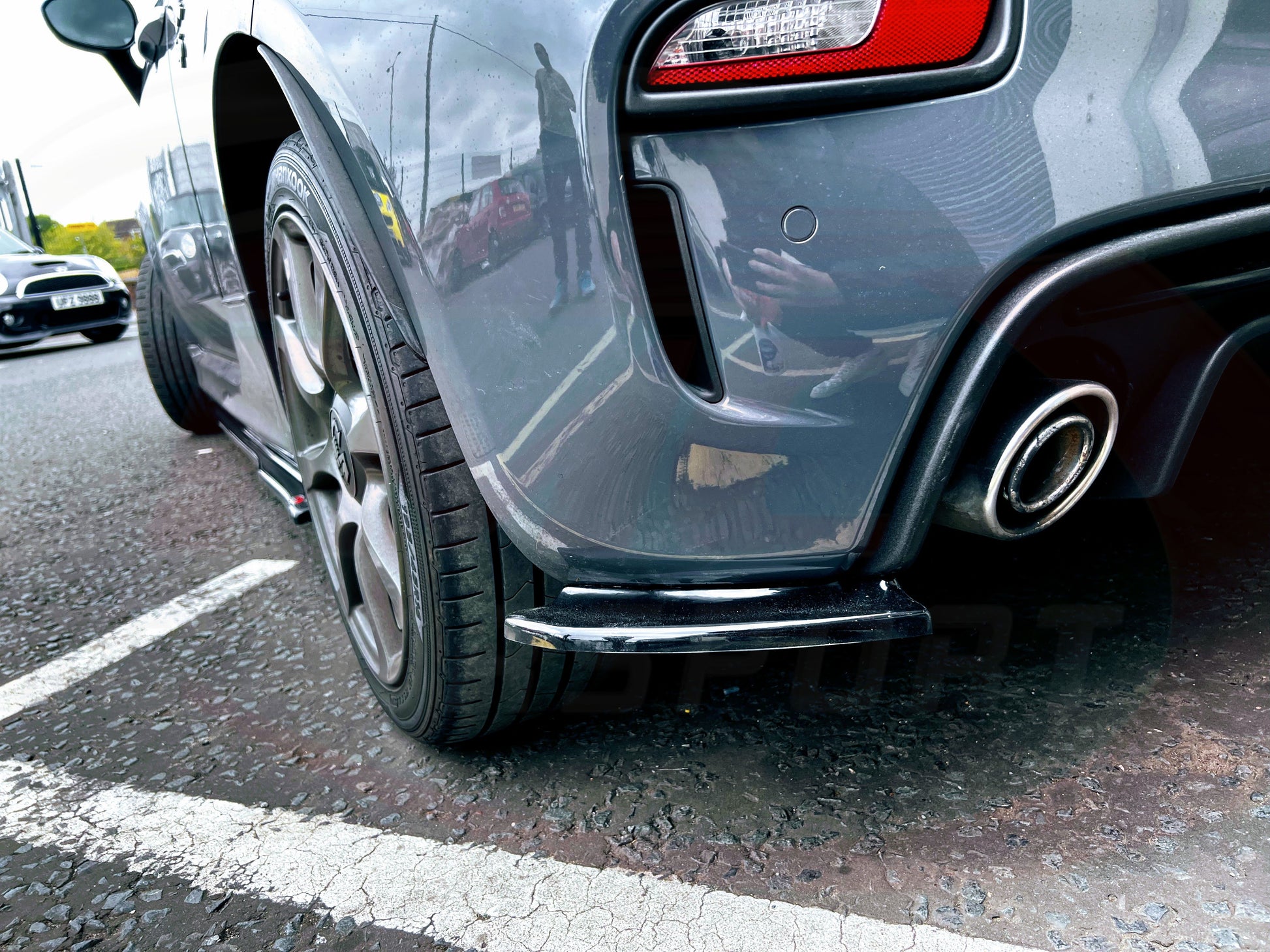 Abarth 595 Series 4 Rear Spats - Triple R Composites - Abarth Tuning