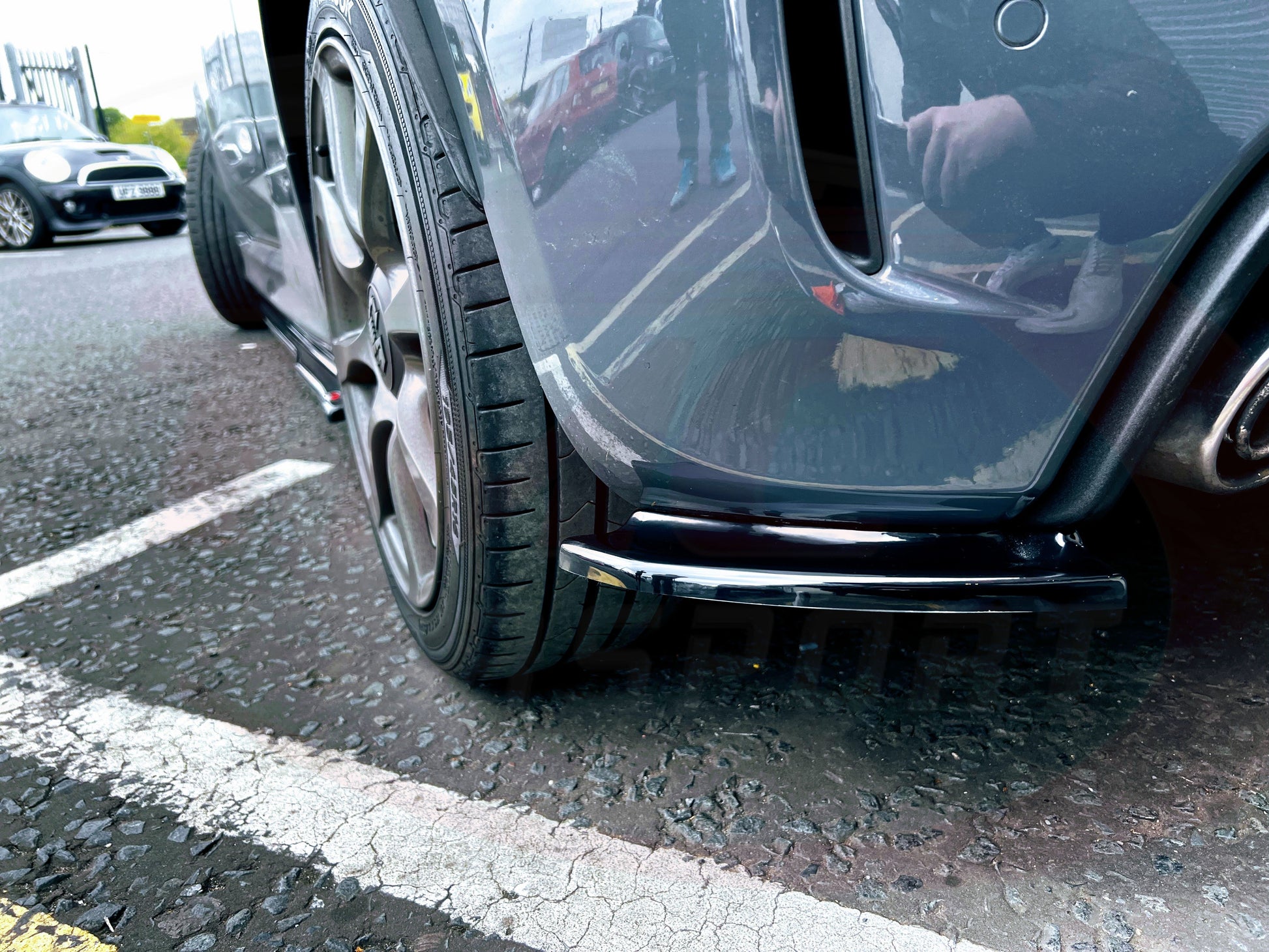 Abarth 595 Series 4 Rear Spats - Triple R Composites - Abarth Tuning