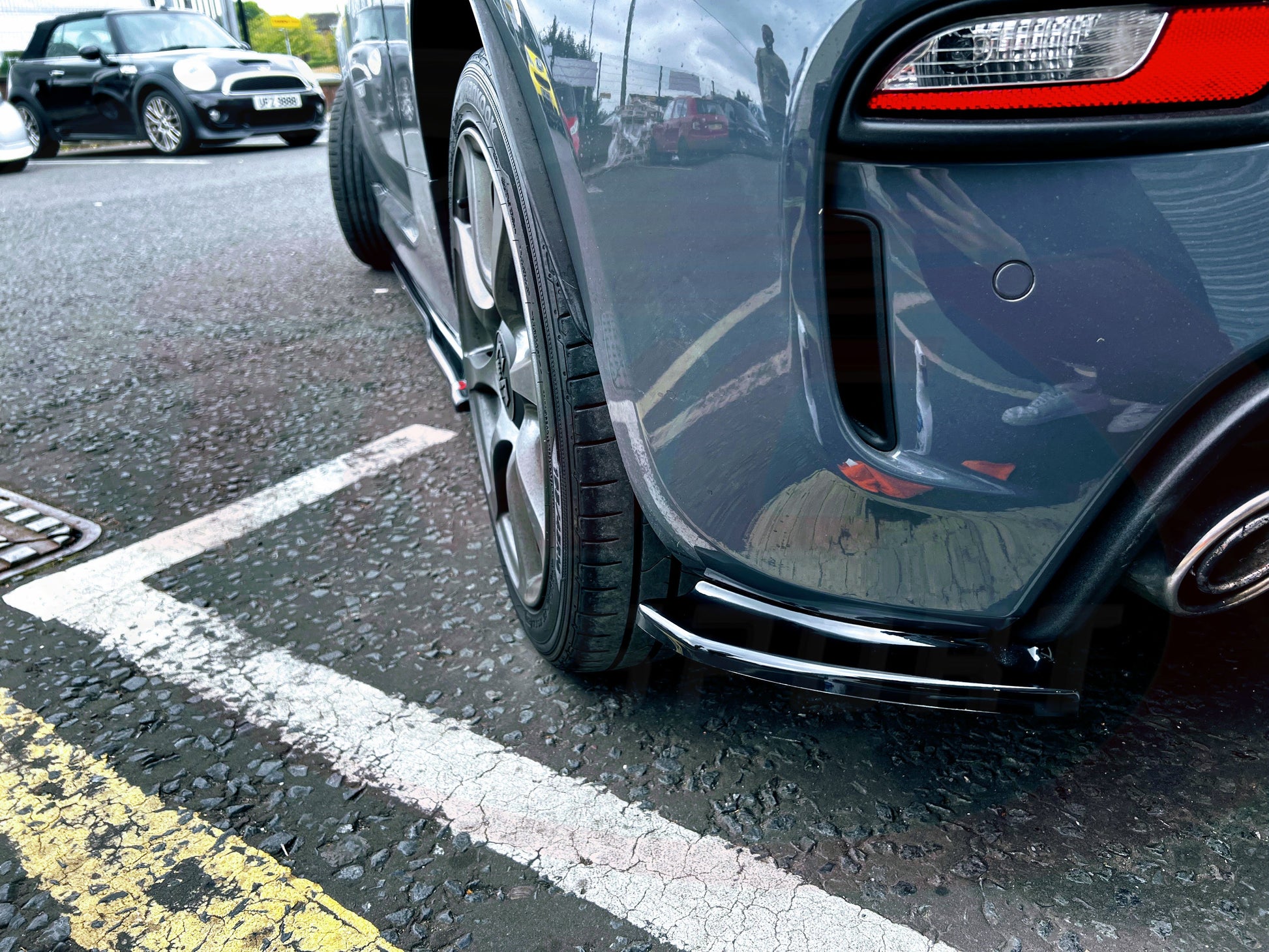 Abarth 595 Series 4 Rear Spats - Triple R Composites - Abarth Tuning