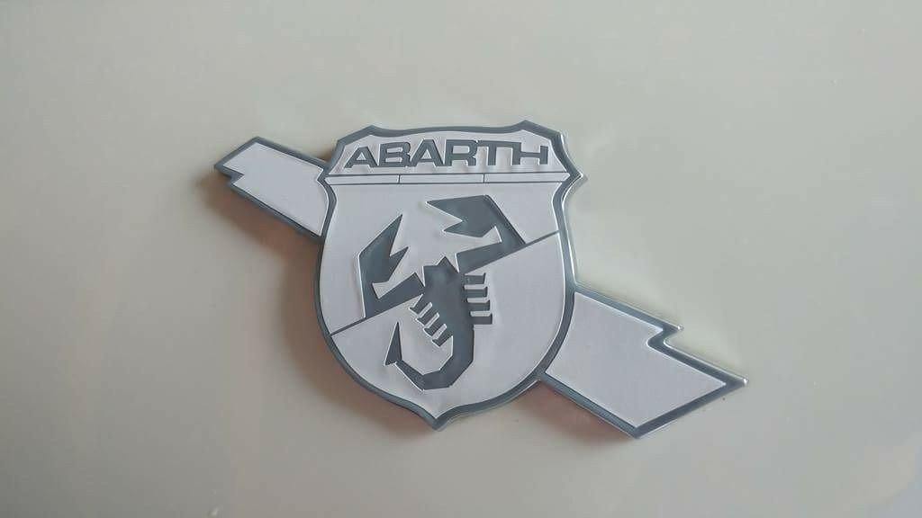 124 Badge overlay decals set of four including side badges - Abarth Tuning