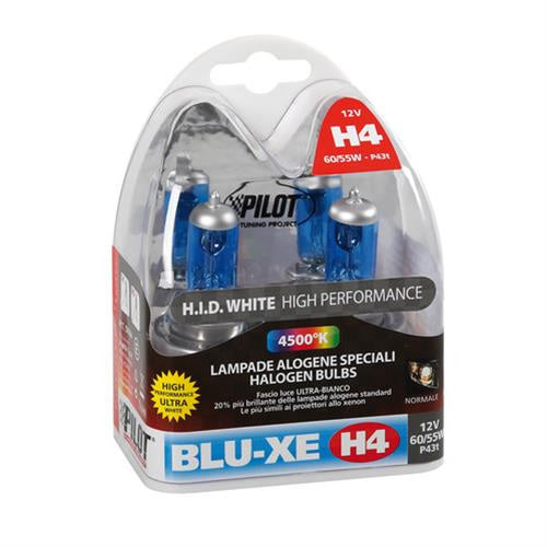 H4 12V 55W Xenon Style Dipped Beam Bulbs - Pair - Abarth Tuning