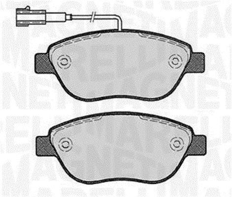 Abarth Brake Pads, Front - 500 Abarth by Magneti Marelli