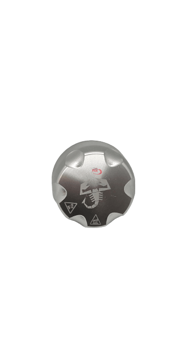 Aluminium Biposto Abarth Coolant Expansion Bottle Cap Cover for Abarth 500 / 595 / 695 & Punto Models - Old Stock Reduced To Clear - Abarth Tuning