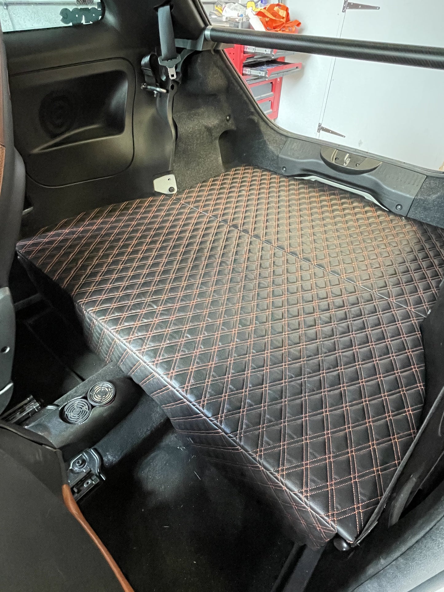 TMC Motorsport Partial Rear Seat Delete Kit for Abarth 500 / 595 / 695 - Abarth Tuning