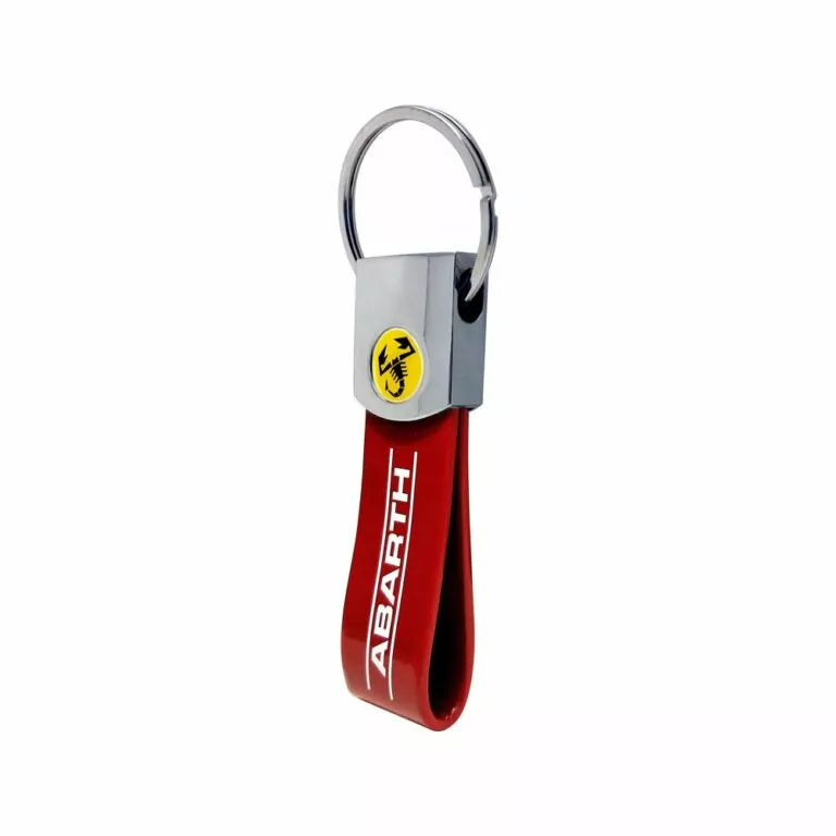 Abarth Band Keyring - Red - Various Options