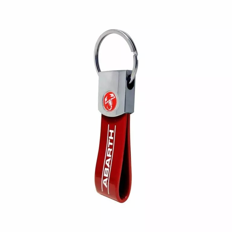 Abarth Band Keyring - Red - Various Options