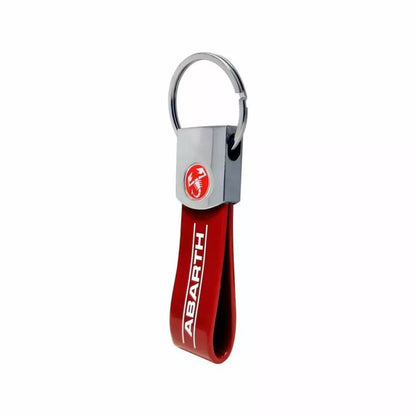 Abarth Band Keyring - Red - Various Options