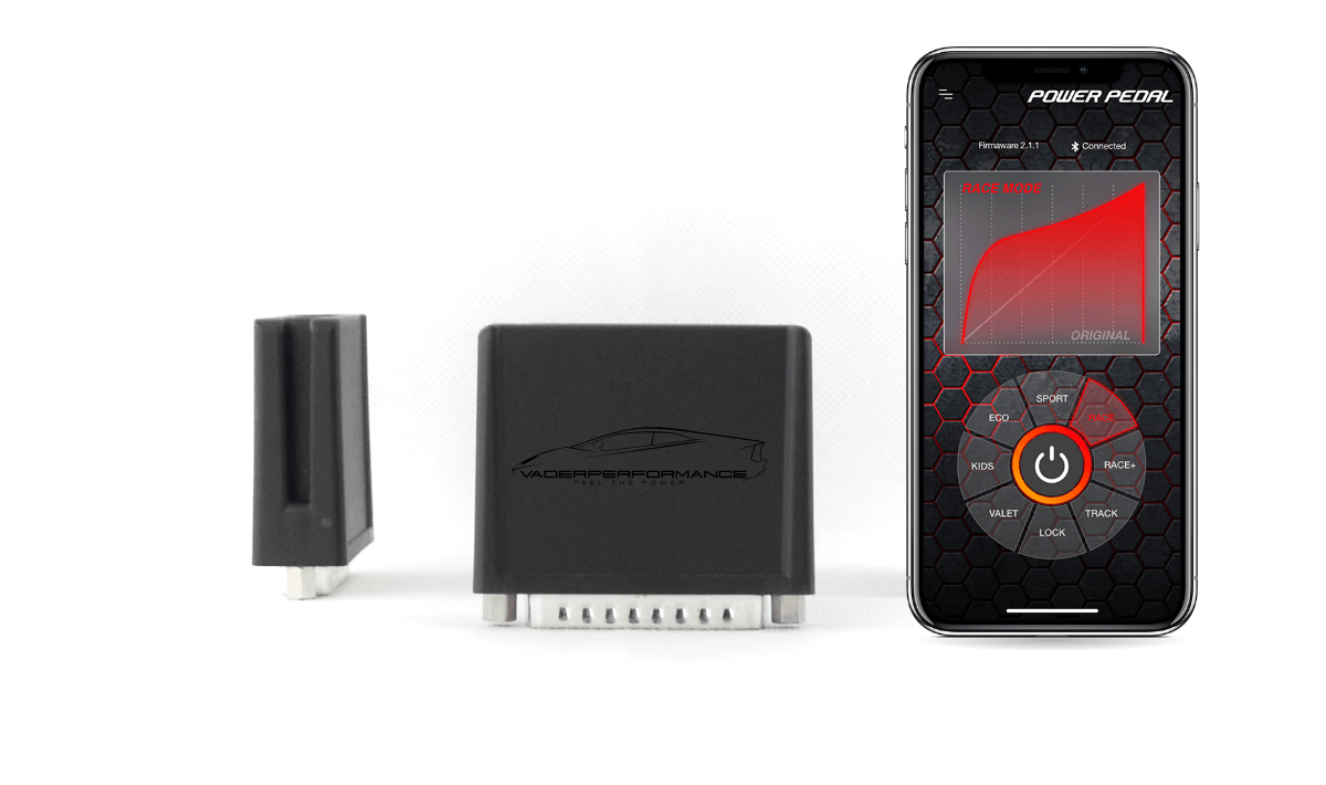 Vader Performance by TMC Power Pedal - Phone App Controls For All Abarth Models - Free Shipping Worldwide - Abarth Tuning