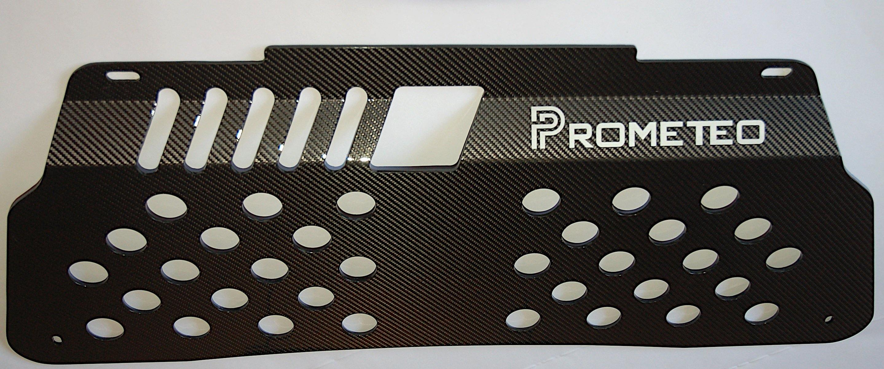 Prometeo Engine Skid Pan Carbon Fibre Abarth 500 / 595 / 695 - Abarth Tuning