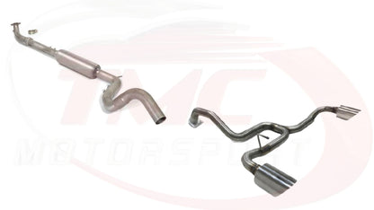 Custom Magneti Marelli Bombardone X Ragazzon Cat Back Exhaust for Abarth 500/595/695 - Various Options