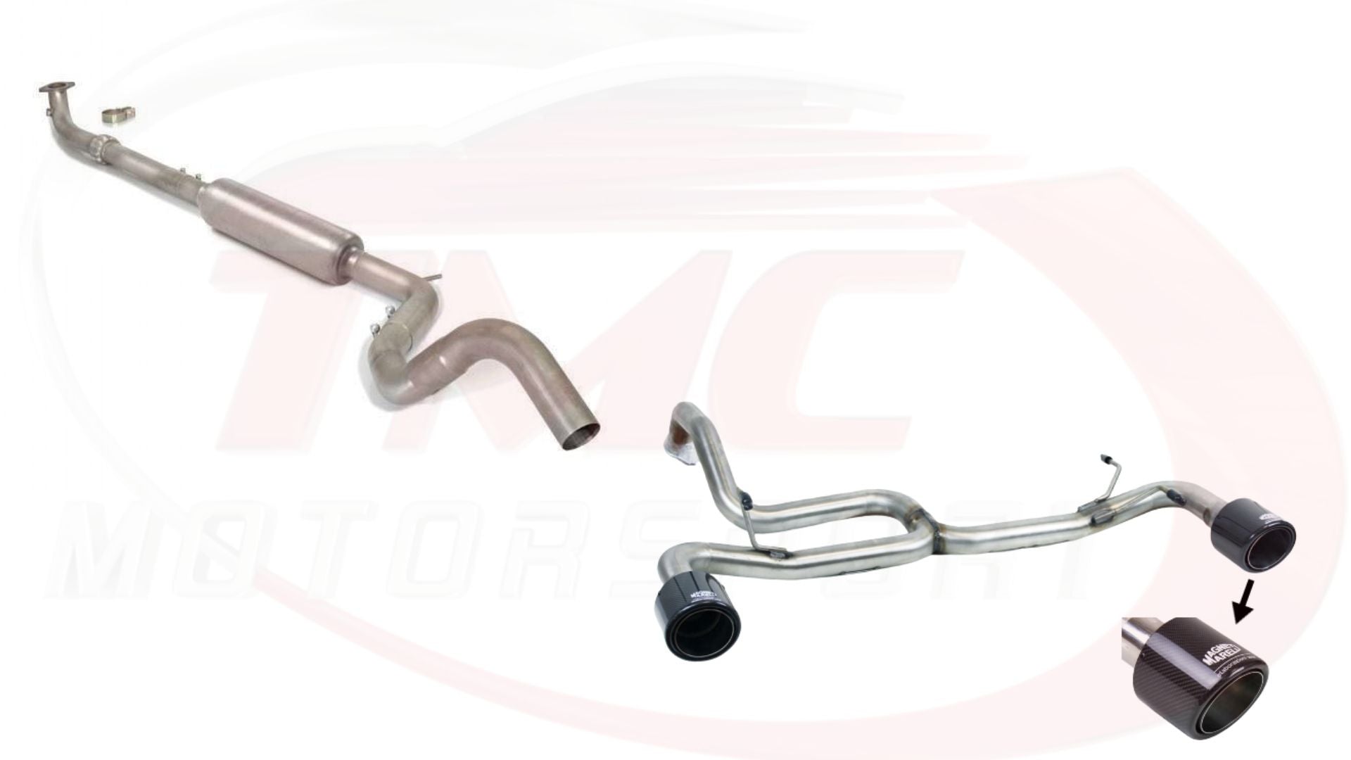Custom Magneti Marelli Bombardone X Ragazzon Cat Back Exhaust for Abarth 500 / 595 / 695 - Various Options - Abarth Tuning