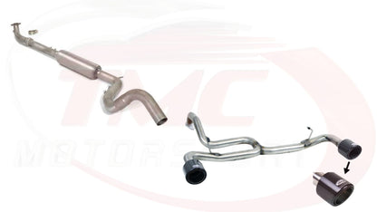 Custom Magneti Marelli Bombardone X Ragazzon Cat Back Exhaust for Abarth 500/595/695 - Various Options