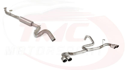 Custom Magneti Marelli Bombardone X Ragazzon Cat Back Exhaust for Abarth 500/595/695 - Various Options