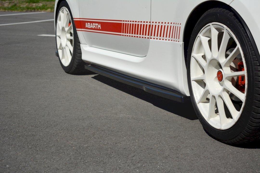 MAXTON DESIGN SIDE SKIRTS SPLITTERS FIAT 500 MK1 ABARTH (2008-2012) - Abarth Tuning