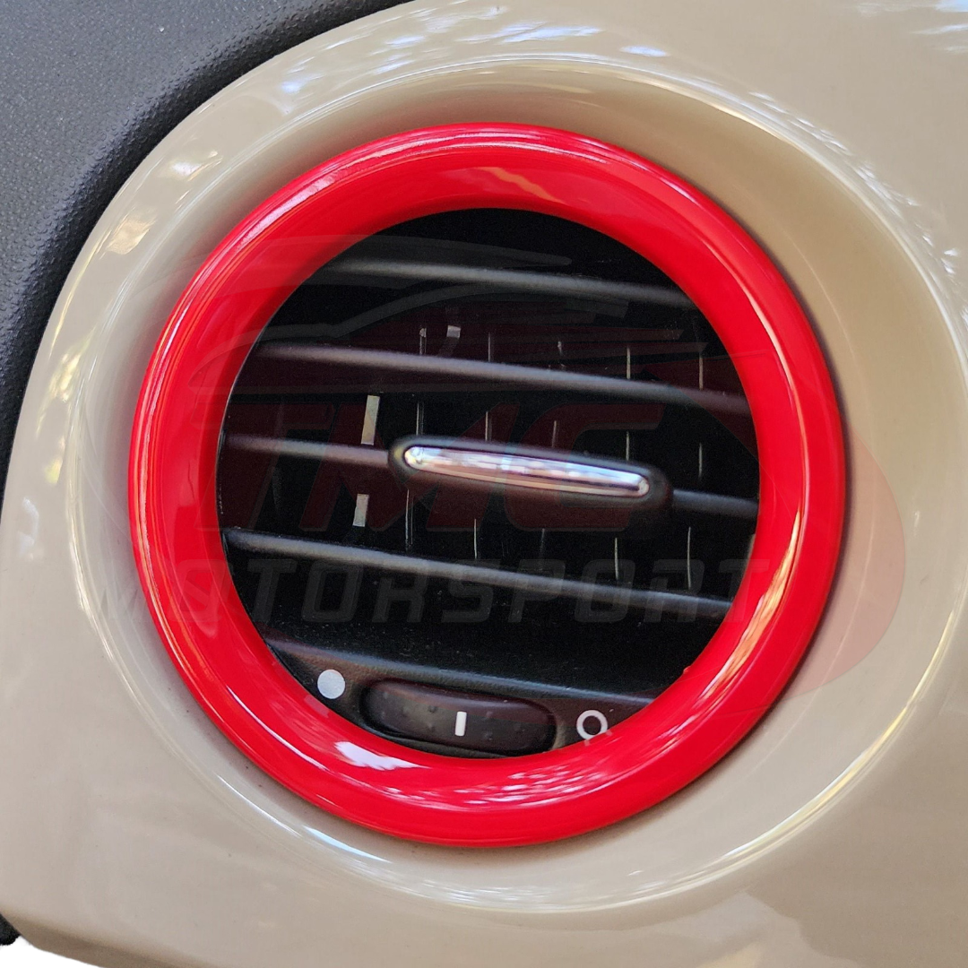 Abarth 500 / 595 / 695 Air Vent Surrounds - Various Options - Abarth Tuning