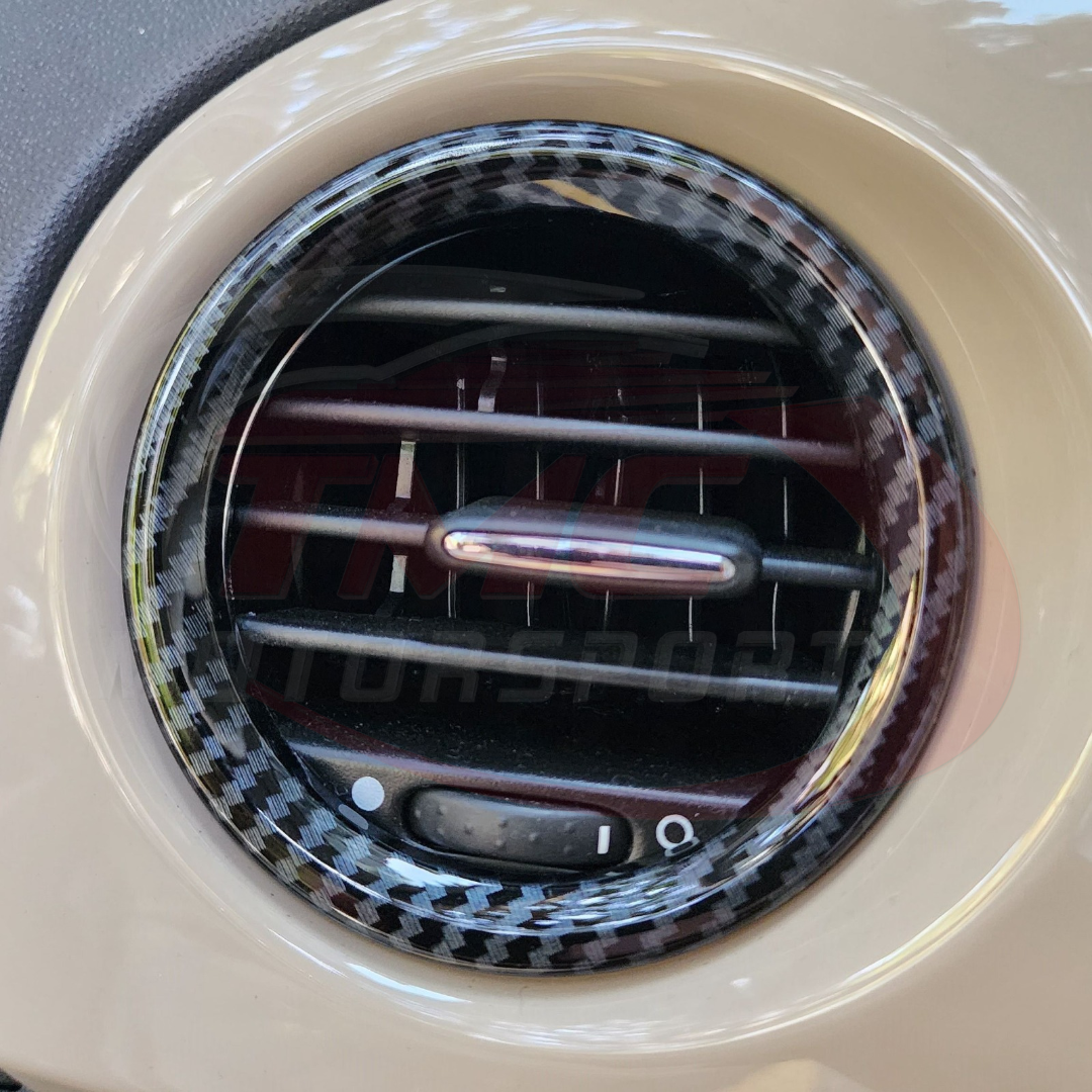 Abarth 500 / 595 / 695 Air Vent Surrounds - Various Options - Abarth Tuning
