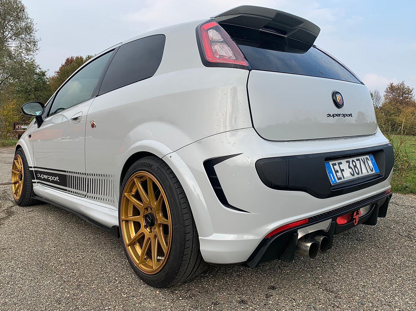 CHD Tuning Rear Diffuser Extension Fins for Abarth Punto Evo - Abarth Tuning