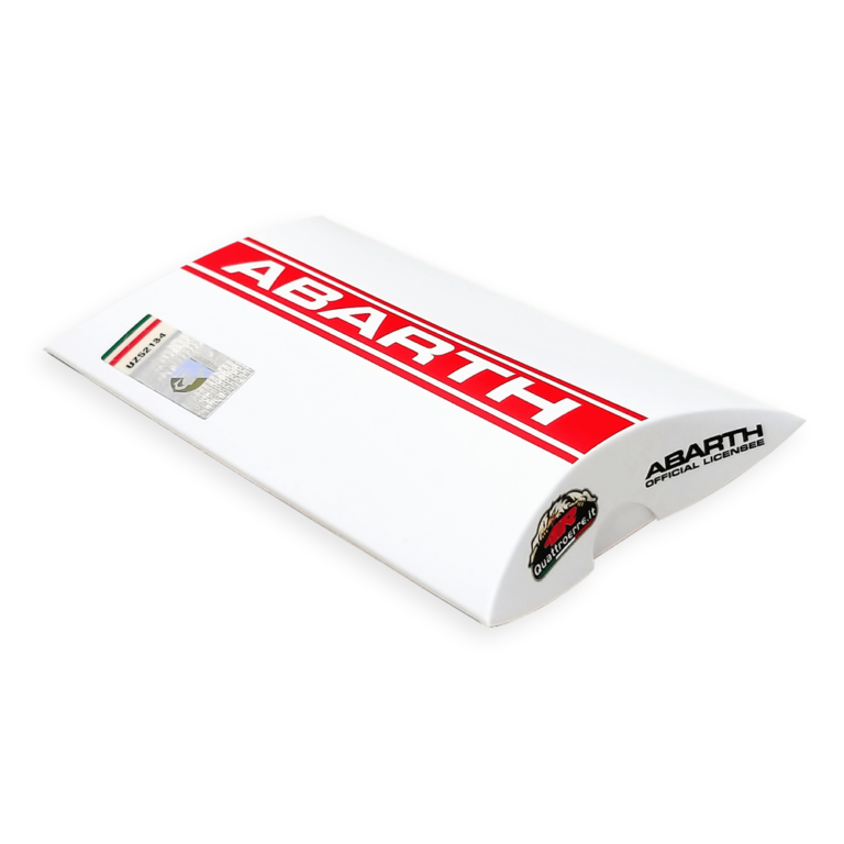 Abarth Soft Touch Shield Keyring