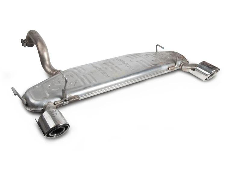 Genuine Abarth Exhaust Rear Silencer - 500 Abarth (Standard) - Abarth Tuning