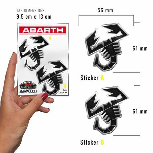 Abarth Scorpion Sticker - Twin Pack - Abarth Tuning