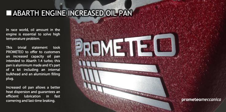 Prometeo Enlarged Oil Pan / Sump for Abarth 1.4 T-Jet / Multiair Engines - Abarth Tuning