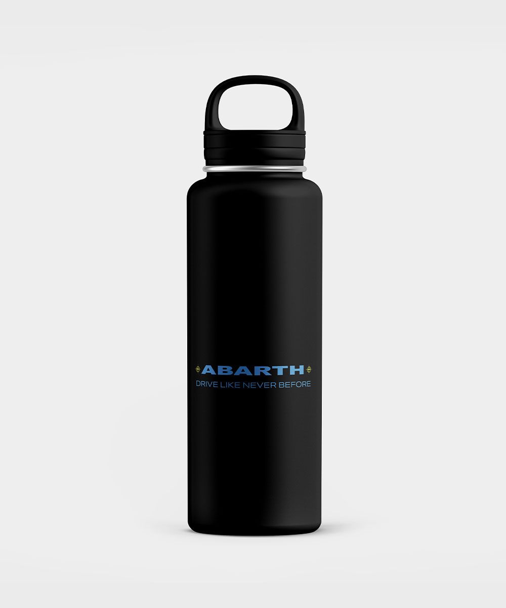 Genuine Abarth WATERBOTTLE BLUE ABARTH LOGO PRINT - Abarth Tuning