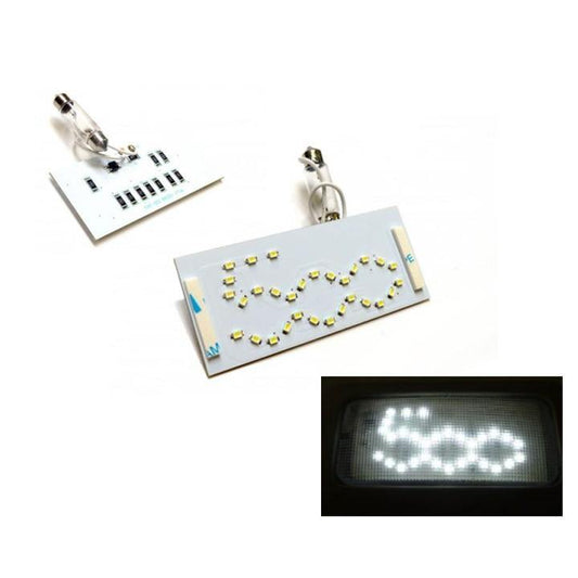 Genuine Abarth FIAT 500 INTERIOR LED WHITE LIGHTS - Abarth Tuning