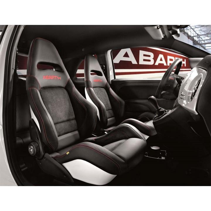 Abarth Sabelt Sports Seats x 2 with Alcantara and Leather for Abarth 500/595/695 - Abarth Tuning
